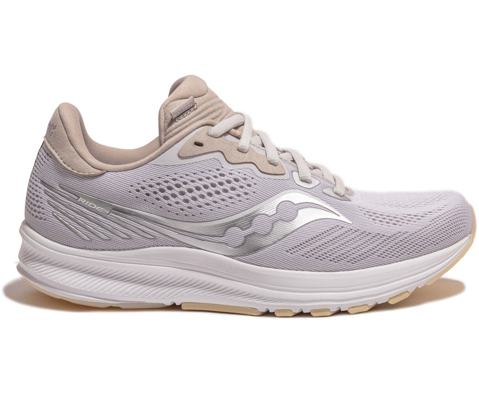 Tenis Para Correr Saucony Ride 14 Mujer Beige | México 194SGLO